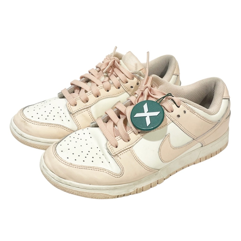 NIKE DUNK LOW USED SIZE 8 WOMEN SAIL ORANGE PEARL WHITE DD1503 102 - Picture 1 of 7